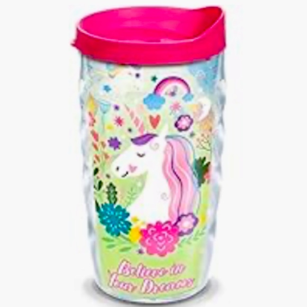 Tervis Believe In Dreams Unicorn Double Walled Insulated Tumbler Cup Cold & Hot